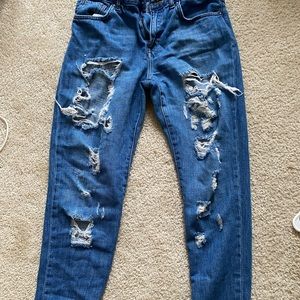 Ripped forever 21 jeans